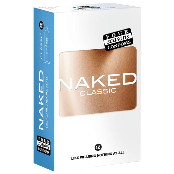 Four Seasons Naked Classic Condoms 12 pack - ClubX